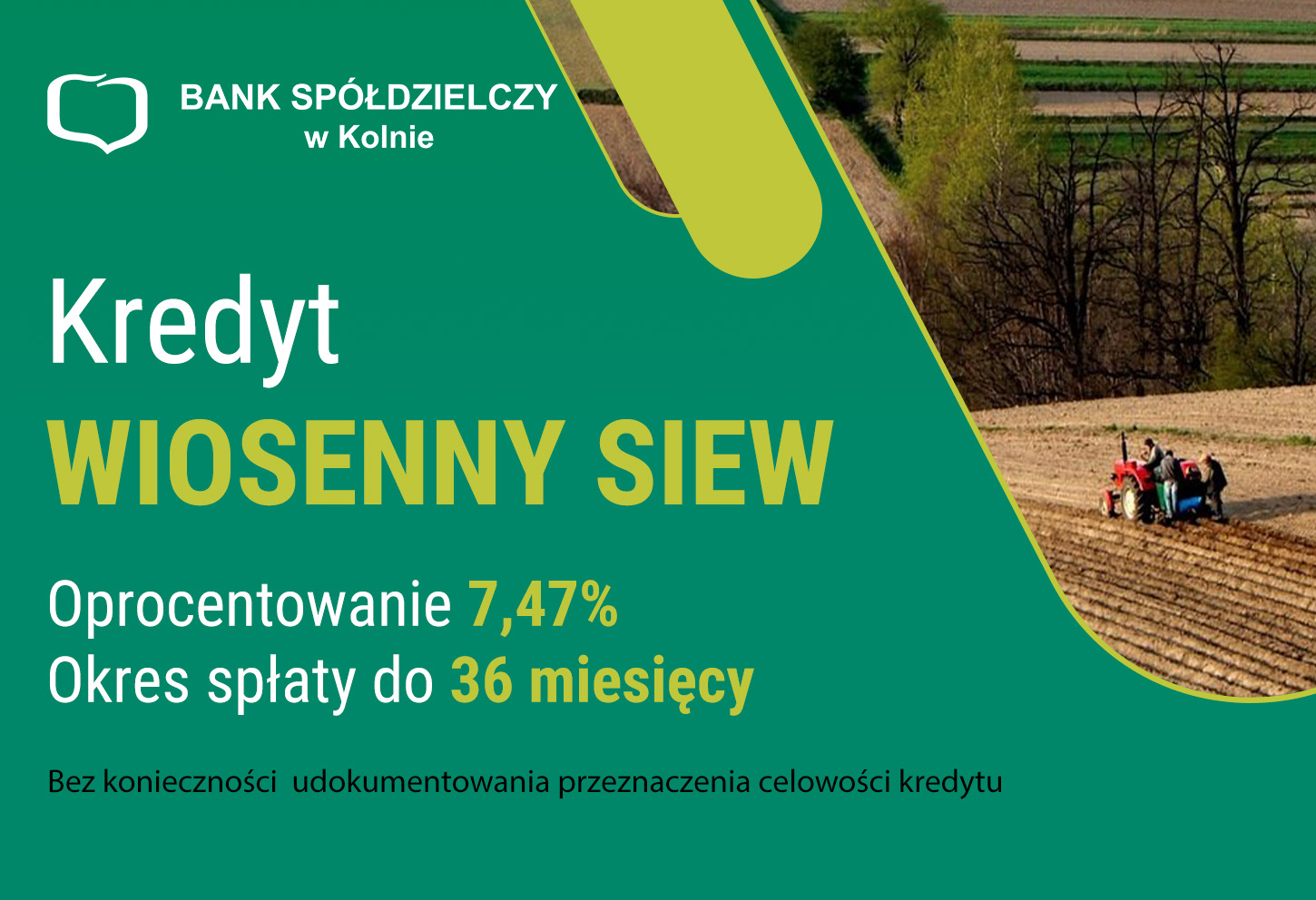 Kredyt "WIOSENNY SIEW"